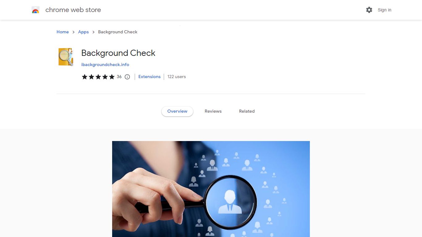 Background Check - Chrome Web Store - chrome.google.com