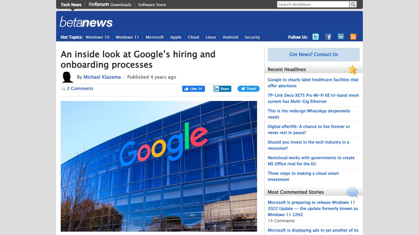 An inside look at Google’s hiring and onboarding processes - BetaNews